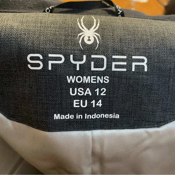 Spyder Women's Black Hooded Ski Jacket - Picture 4 of 7